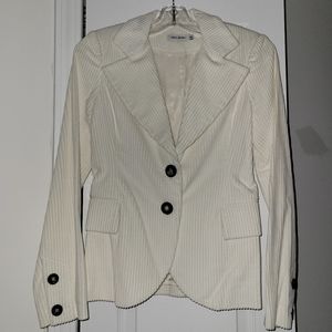 Cream corduroy blazer from Aritzia Talula Babaton.  Size XS